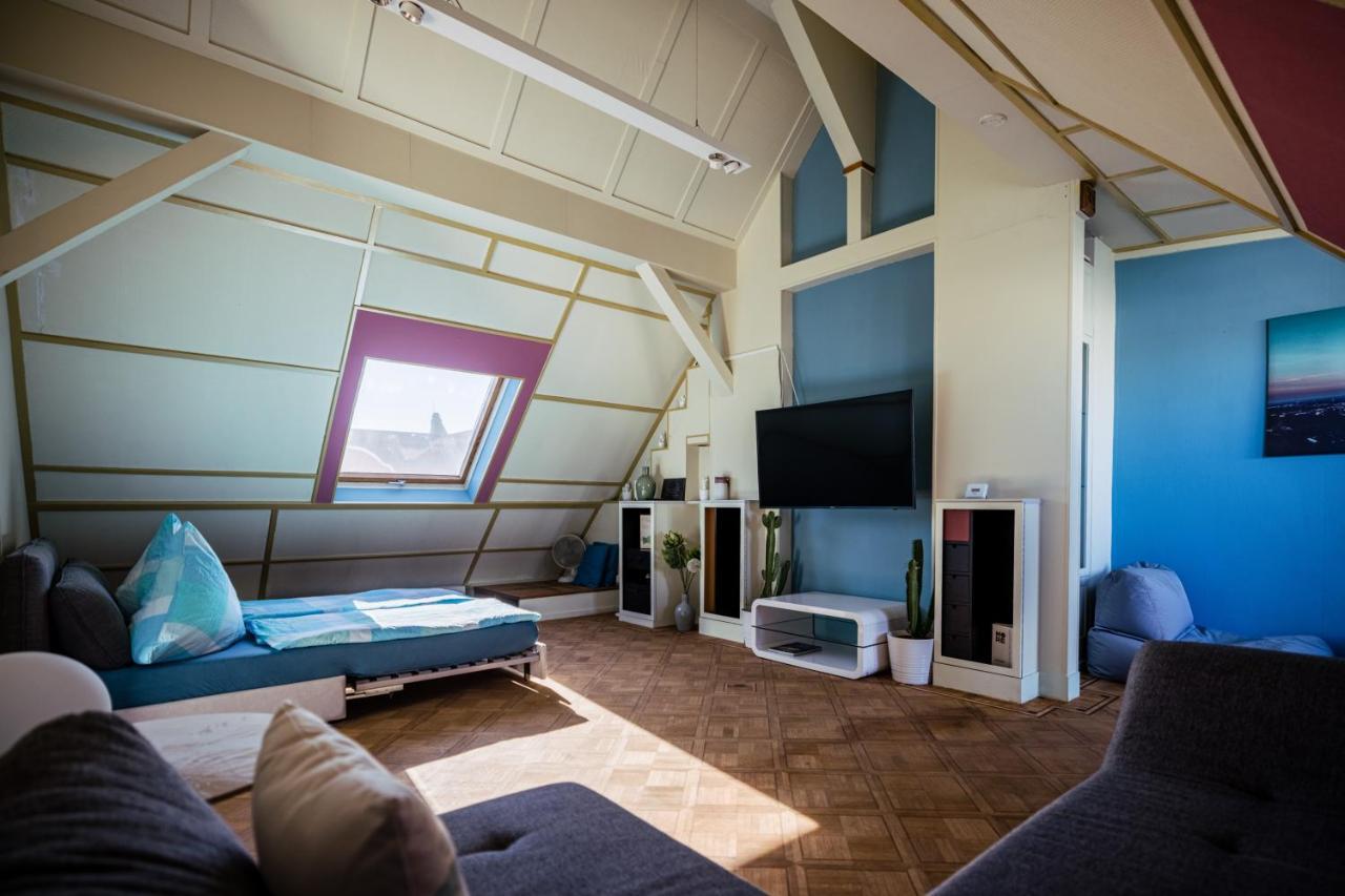 Rooftop Penthouse คาร์ลสรูเฮอ ภายนอก รูปภาพ