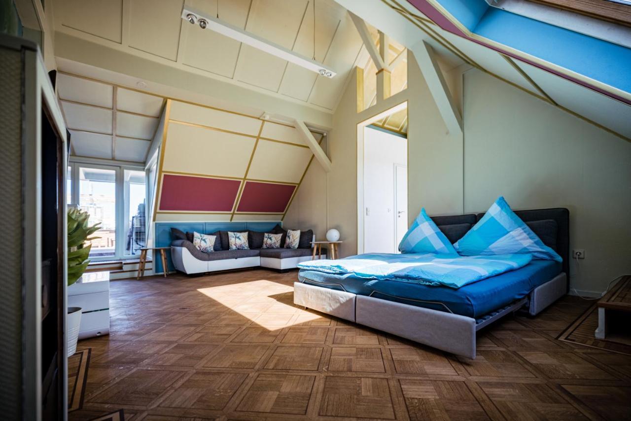 Rooftop Penthouse คาร์ลสรูเฮอ ภายนอก รูปภาพ
