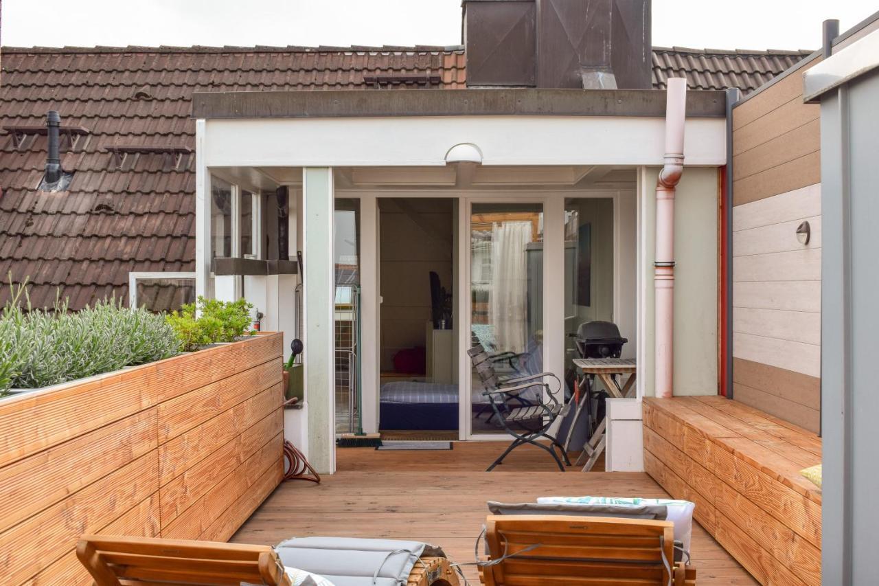 Rooftop Penthouse คาร์ลสรูเฮอ ภายนอก รูปภาพ
