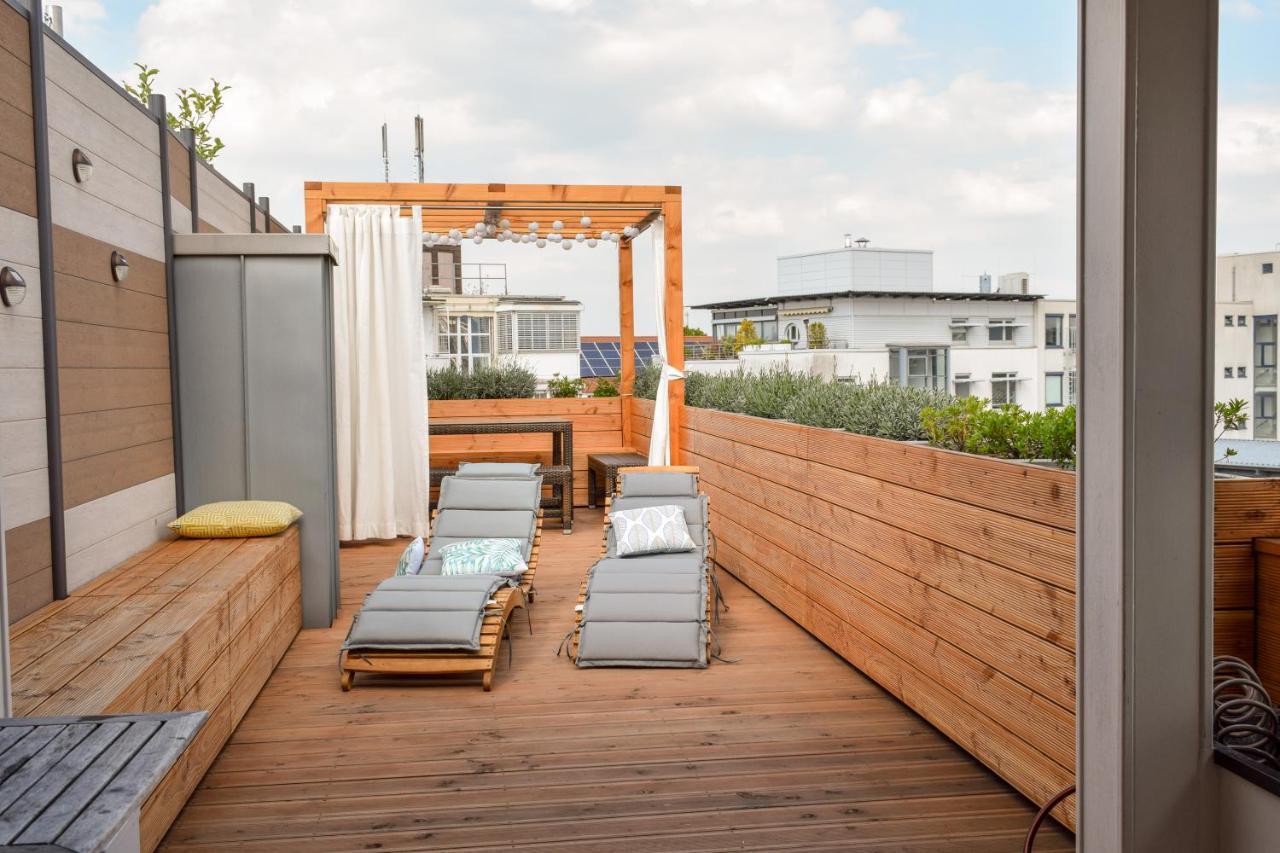 Rooftop Penthouse คาร์ลสรูเฮอ ภายนอก รูปภาพ
